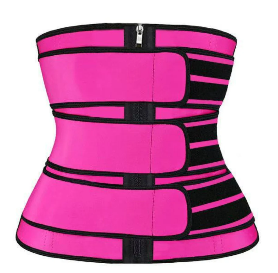 Factory wholesale women zipper waist trainer  body slimming shapewear good quality waist trainer belt for women waist trainer