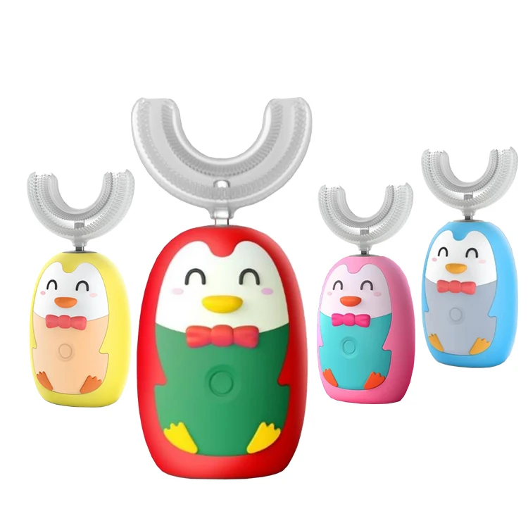 Risuntech T2460A1 Children Electric Tooth Brush Built-in Songs Mucicial Quick Brushing U Shape Children Toothbrush