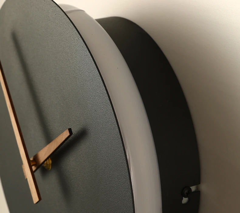 Modern Creative Tik Tok Wall Sconce Clock Design Lamp Decorative Indoor Villa Hotel Bedroom Clock Lights Lighting LED Wall Lamps