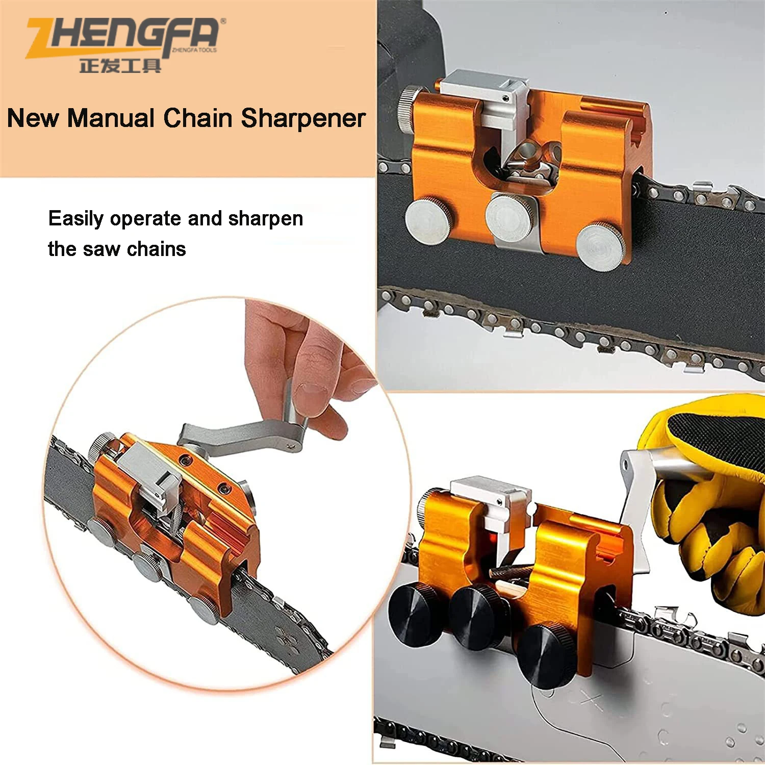Newest Manual Chainsaw Chain Sharpening Jig Portable Chain Saw Sharpener Machine For Sharpening