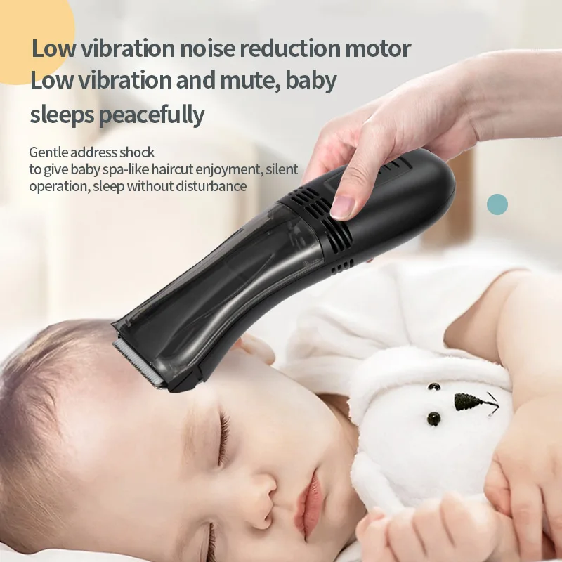 WAIKIL 3 Colors Electric Child Hair Cutter Machine Best Baby Hair Clipper Portable Suction Hair Trimmer Kids Salon Kits Hot Sale