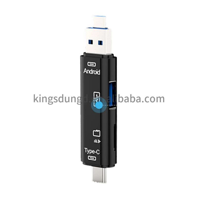 Устройство для чтения карт памяти USB 2 0 Type C/Micro Usb/Tf 5