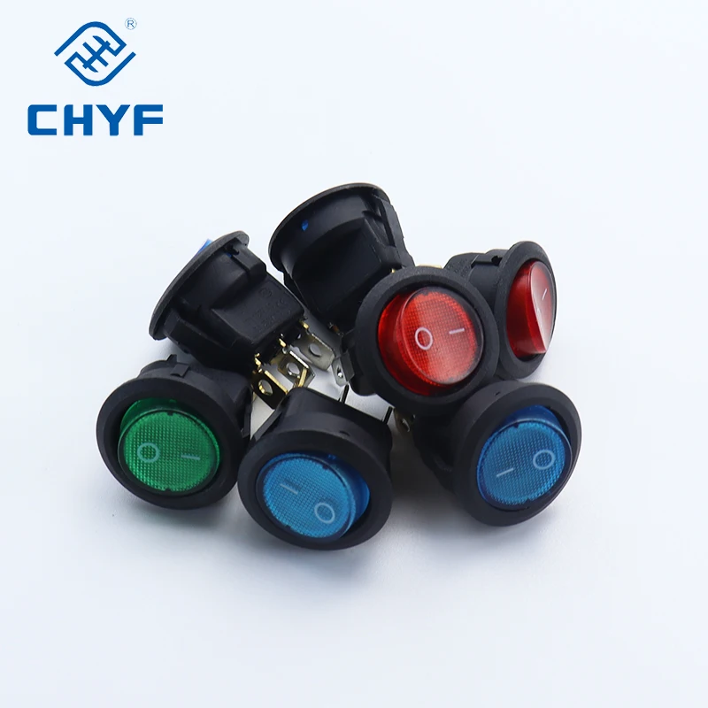 Car Motorcycle Boat 6 Pins 3 Position On Off On DPDT Momentary Rocker Switch Control Power Window Button waterproof