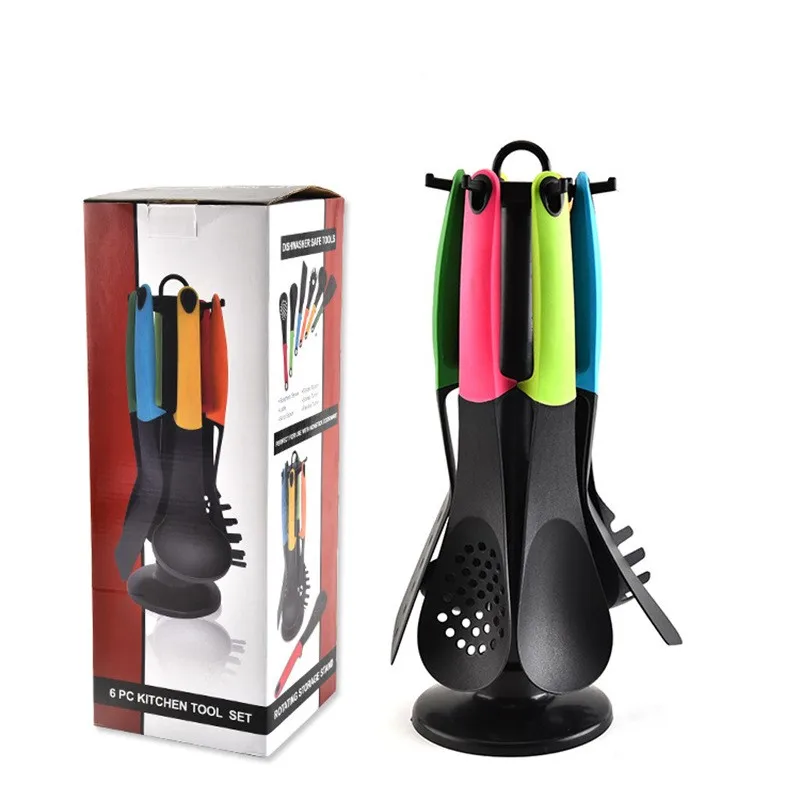 New Design Household Outdoor  Non Stick Kitchen Accessories Unique Cooking Tools nylon Kitchen Utensils Set