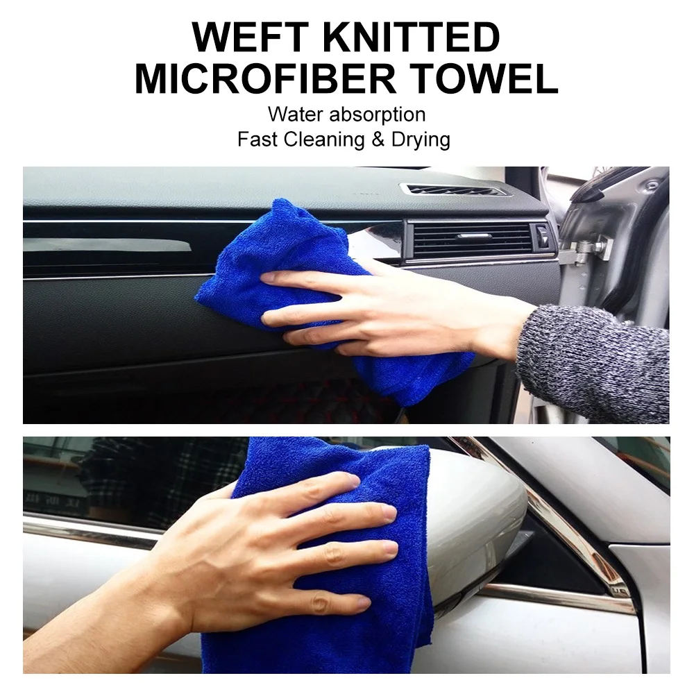 Custom high quality thicken microfiber towel car cleaning microfiber towel  car drying towel,showtop free microfiber cleaning