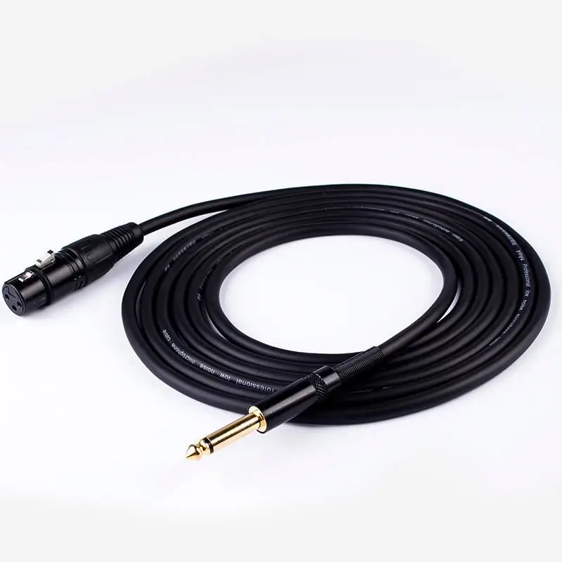 DDP RTS 5M RoHS OFC XLR to TRS low noise microphone cable for