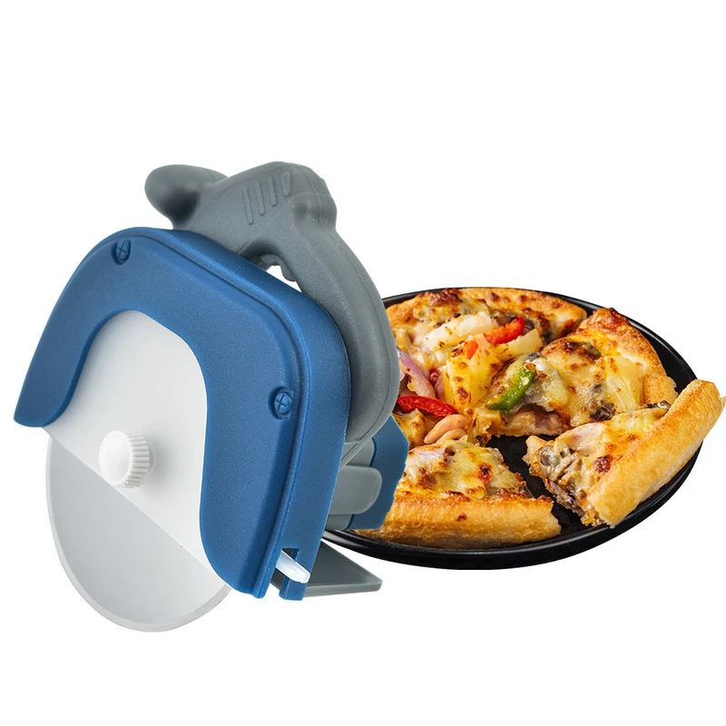 Wholesale Stainless Steel Sharp Pizza Cutter Pizza Rocker Knife with Protective Cover