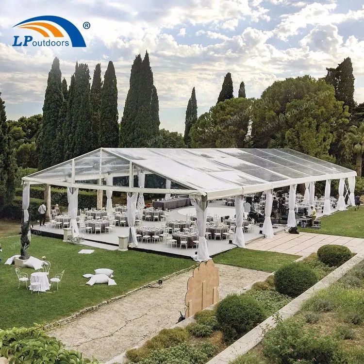 500 people capacity aluminum structure wedding marquee tent for outdoors party event in USA