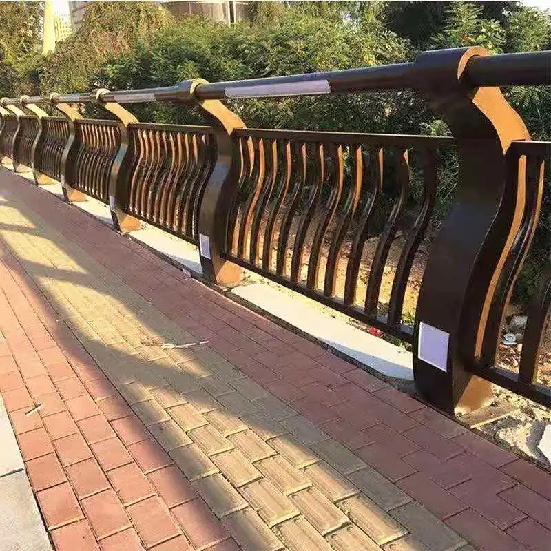 River viaduct fence bridge anti-collision railing road anti-collision fence