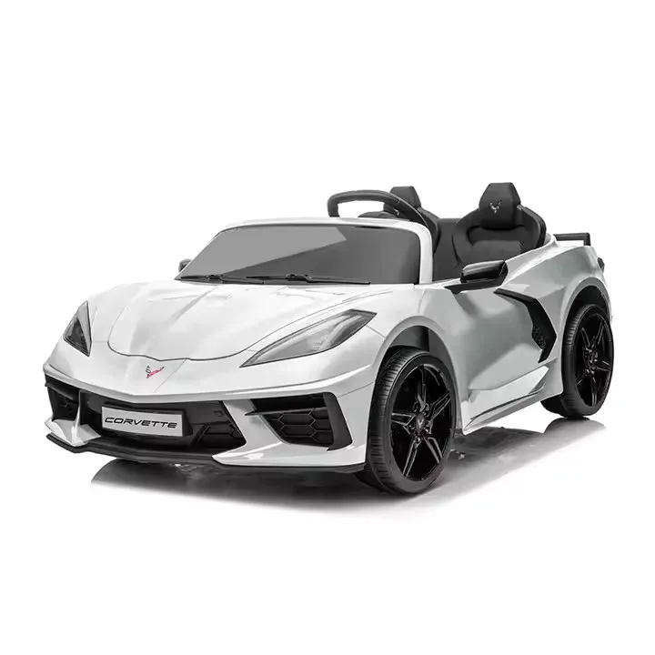 2024 лицензированный игрушечный автомобиль c8 для детей с аккумулятором 12v7ah