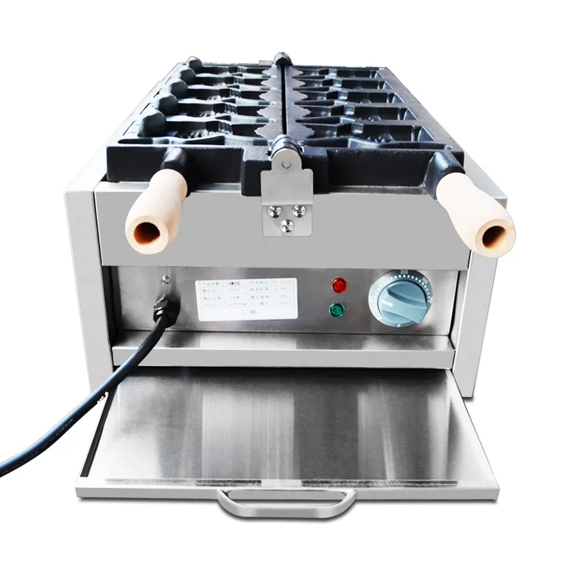High Efficiency  products Top quality electric type fish waffle maker / taiyaki making machine