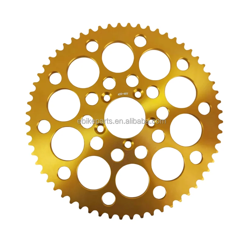 High Performance Sur Ron Sprocket 46T-60T Aluminum Alloy For Sur Ron Light Bee S/X Segway X160/X260