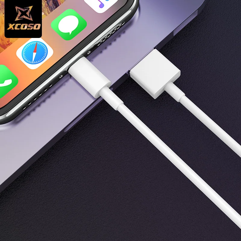 Original TPE 1m ios iphone 7 charger iphone original cable usb cabo carregador foxcom iphone