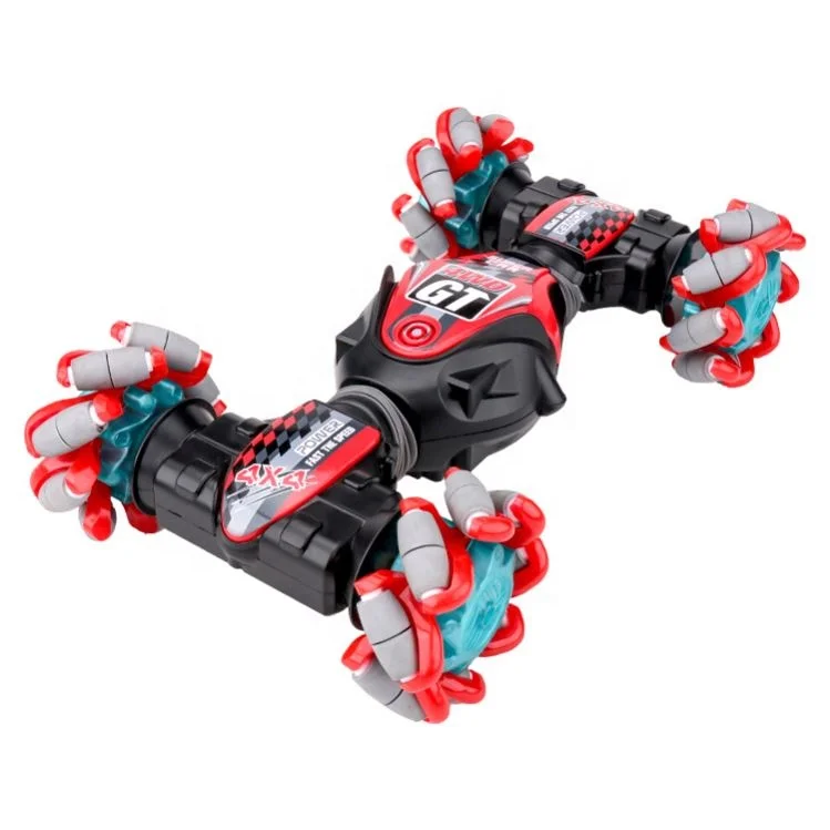 360 Degrees Double-Sides Radio Rotating Toy Small Cars Cyclones Bounce Gesture Control Double Sided Rc Stunt Car For Boys