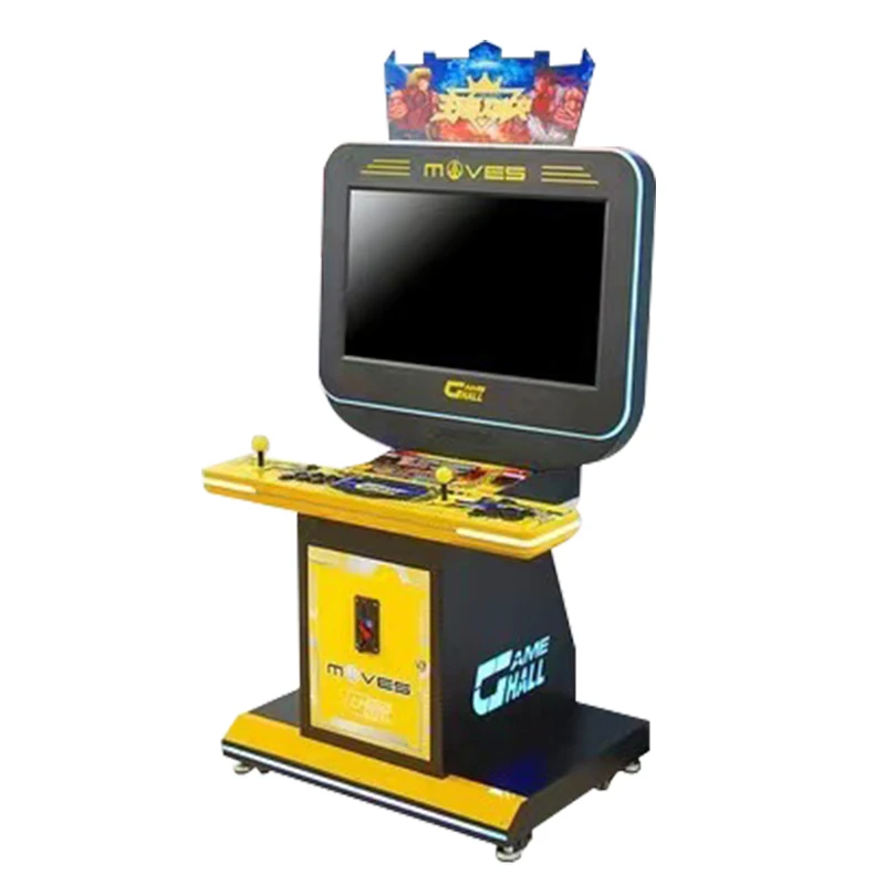 Arcade city two-player large coin-operated arcade game machine Street fight rocker button all-in-one fighting machine