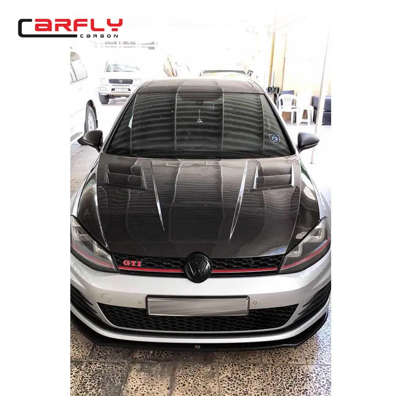  MK7 капоты двигателя из углеродного волокна для Golf 7 aspec