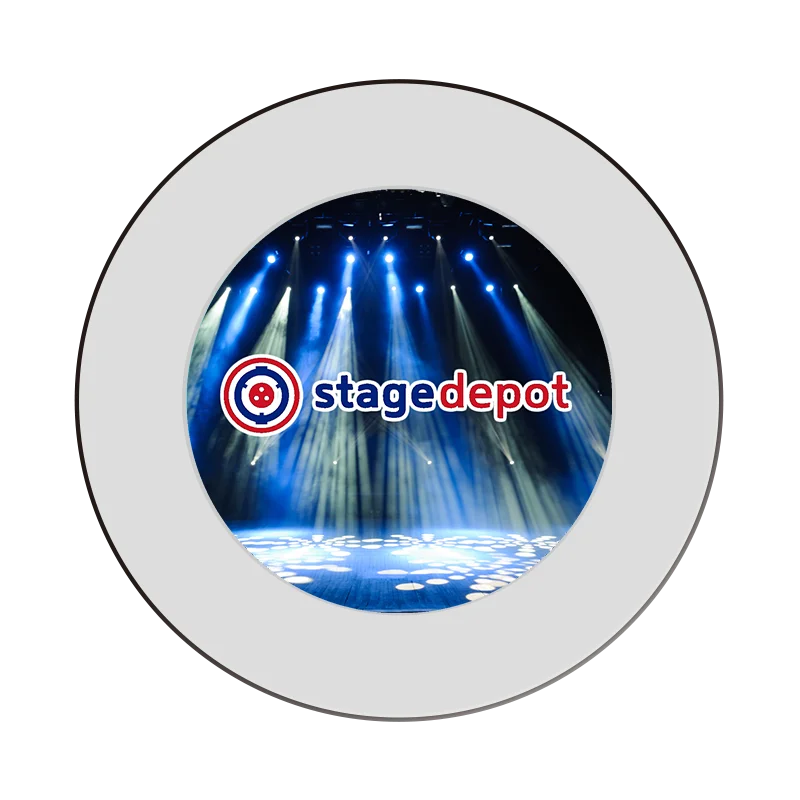 Custom 30mm - 20mm Single Colored Dichroic Filter Logo Projector Make Own Logo Film Advert Lighting