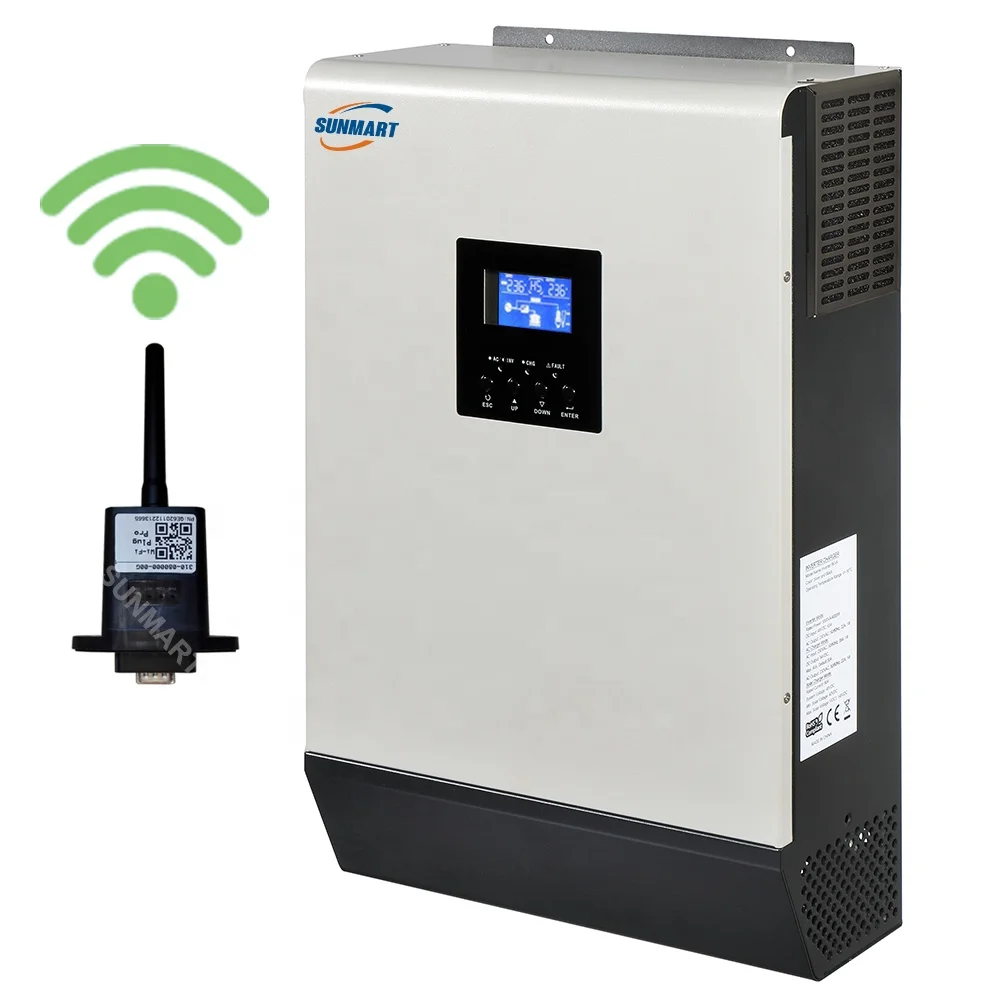 Hybrid Solar Inverter 5KVA 48V Support 9 Pcs Parallel battery less 500Vdc input voltage single phase three phase inverter