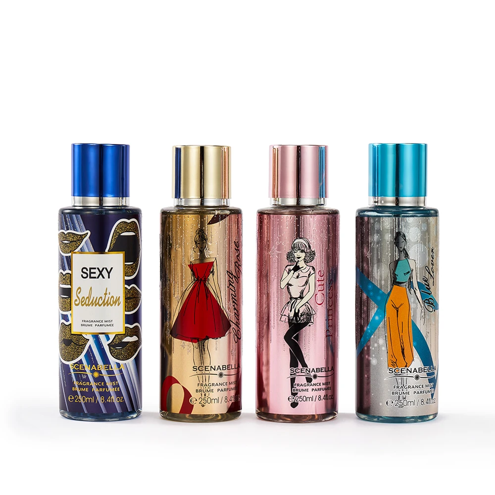 Wholesale Spray Cheaper Fragrance 250ml Body Splash Original Design  Brand Floral Scent And Female Gender Body Spray Branded