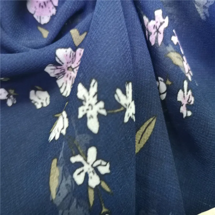 Chiffon printed fabric 100% polyester fabric polyester chiffon fabrics  for clothing
