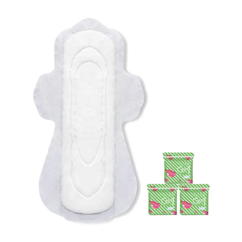 Wholesale disposable menstrual pads female organic cotton sanitary napkin pads
