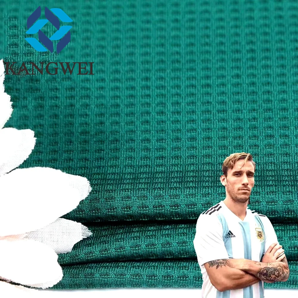 Быстросохнущий принт Coolmax многофункциональная футболка из переработанного полиэстера вафельная спортивная одежда трикотажная ткань