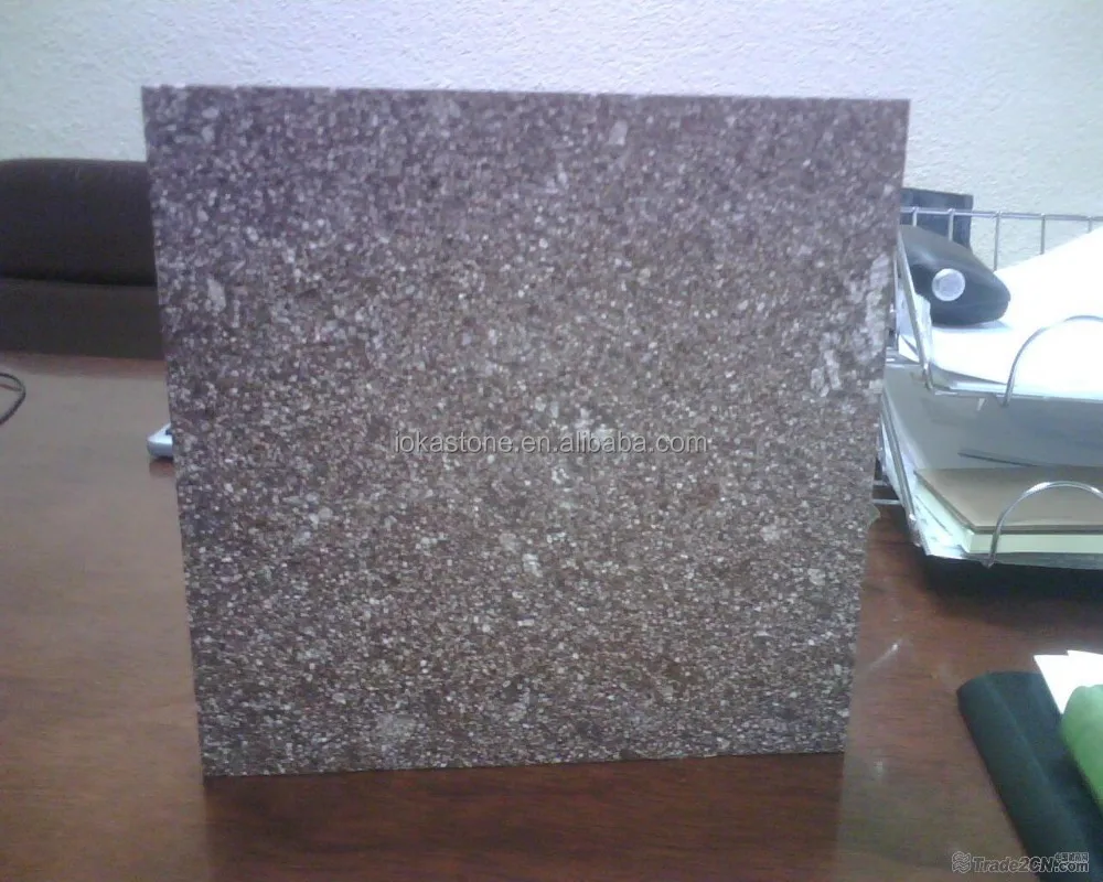 Nature Chinese Porphyry Custom Design Flamed Floor Paving Granite Exterior Wall Cubes Stone For Sale