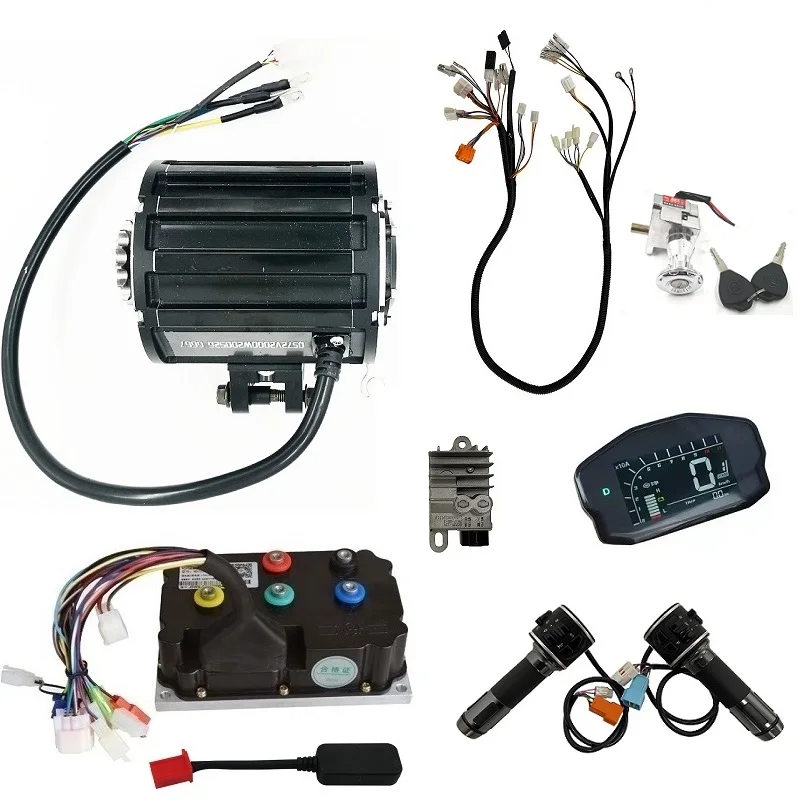 QSMOTOR 2000W BLDC Mid-drive Motor Kit With Sine wave Controller ND72330/72360