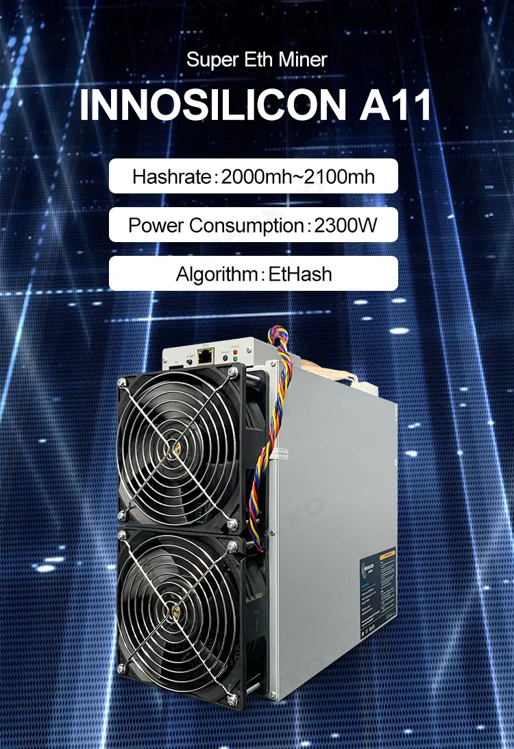  Высокая Прибыль Innosilicon A11 ETH Miner 2100mh алгоритм EtHash в наличии блокировка блоков криптовалюты и т. д.