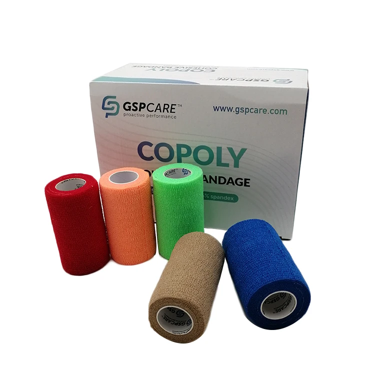 High quality tubular elastic vet wrap self adhesive elastic non woven bandage