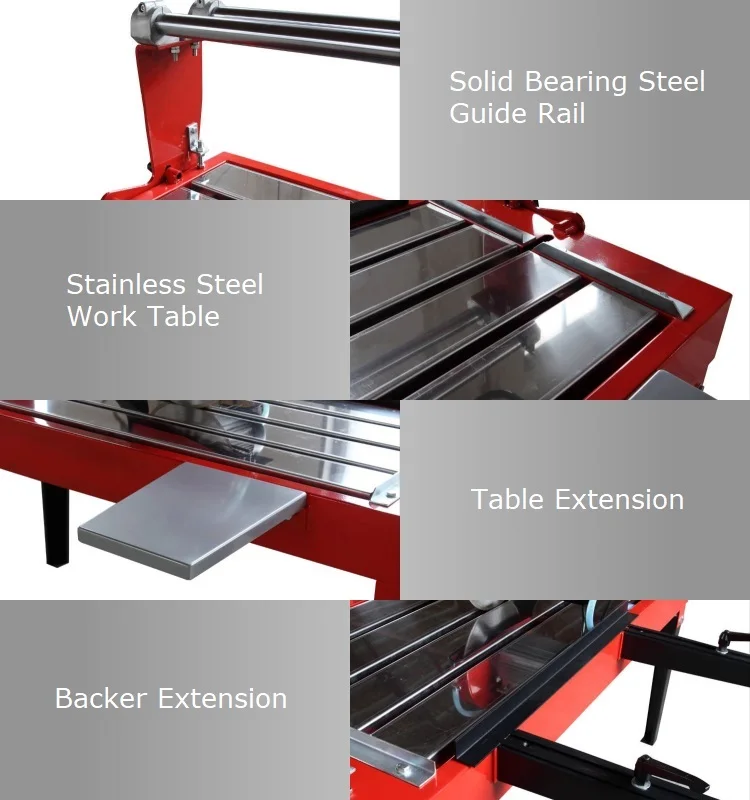 OSC-H 45Degree Bevel Cutting Machine Precision Wet Tile Saw Cutter for Stone 380V 220V Home Use