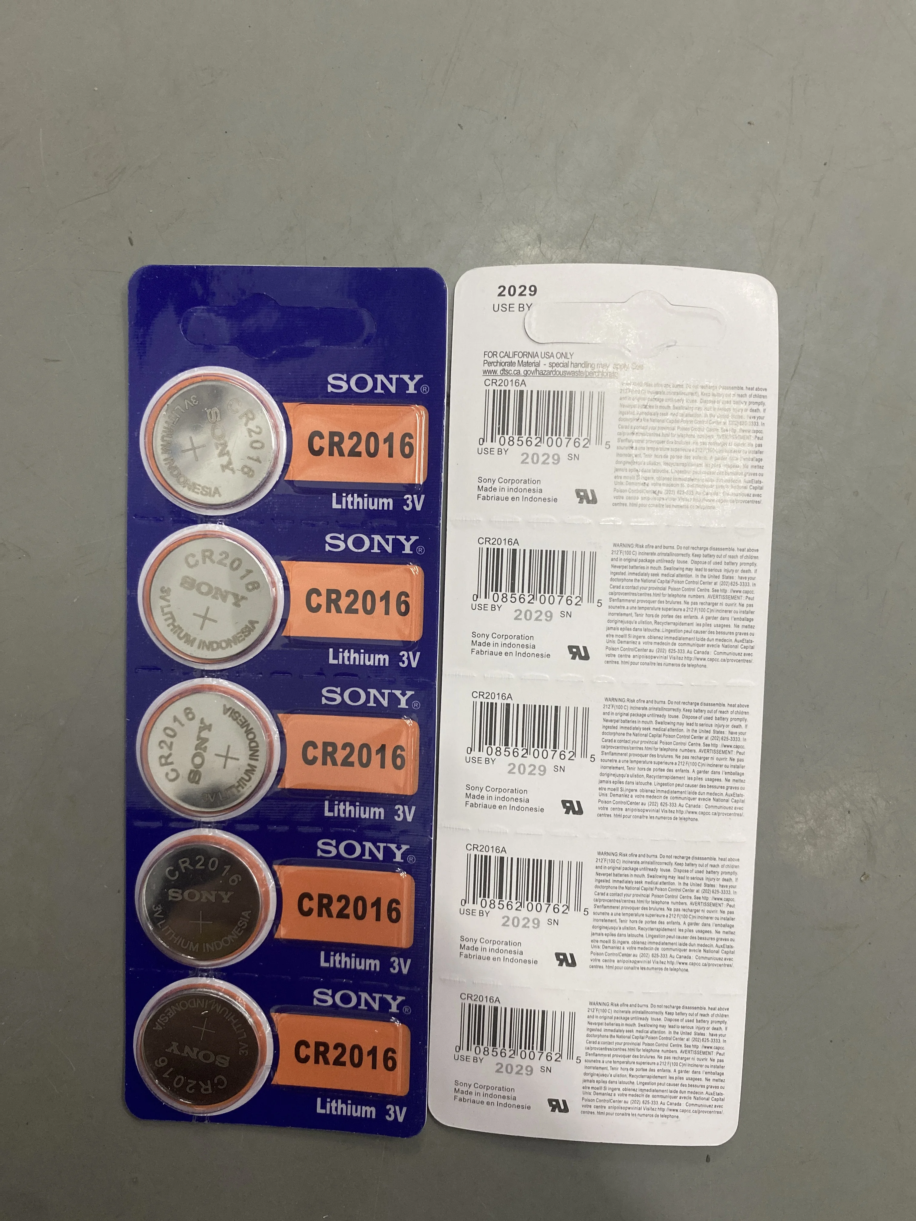 For Sony 2032 Battery Bateria Cr2032 3v Button Coin Cell Lithium Remote Primary Batteries for watch computer cr2032 For Toys