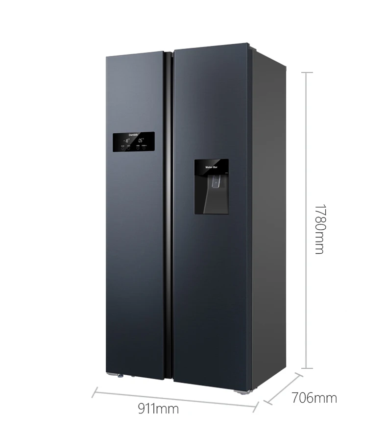 601L double door frost-free frequency conversion household water bar