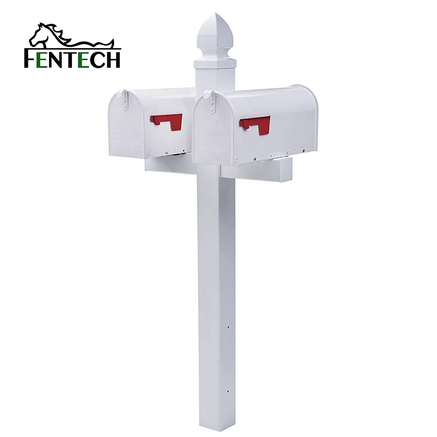 Fentech виниловые ПВХ пластиковые белые почтовые ящики с почтой для дома почтовый ящик