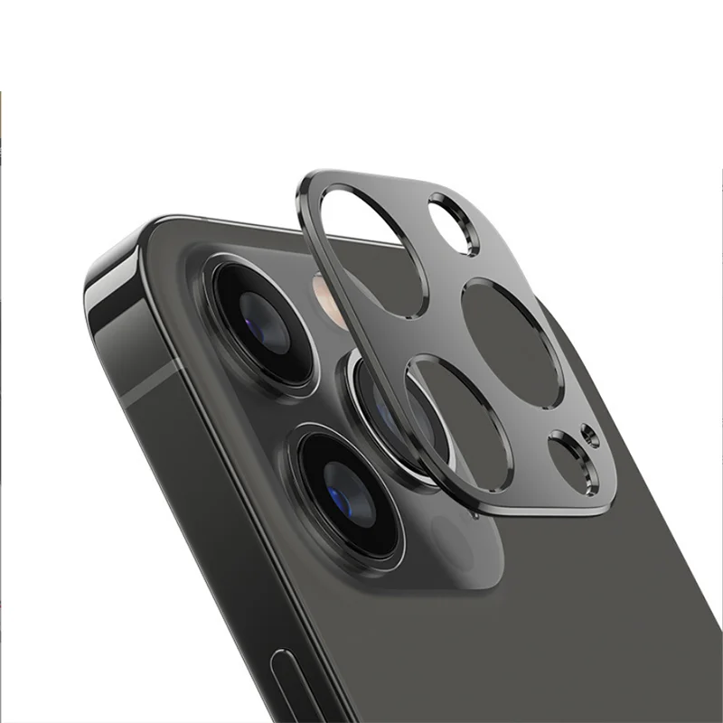 Anti-Scratch Camera Protector HD Clear with Matching Color  For Iphone 13 Pro Max Camera Lens Metal Protector