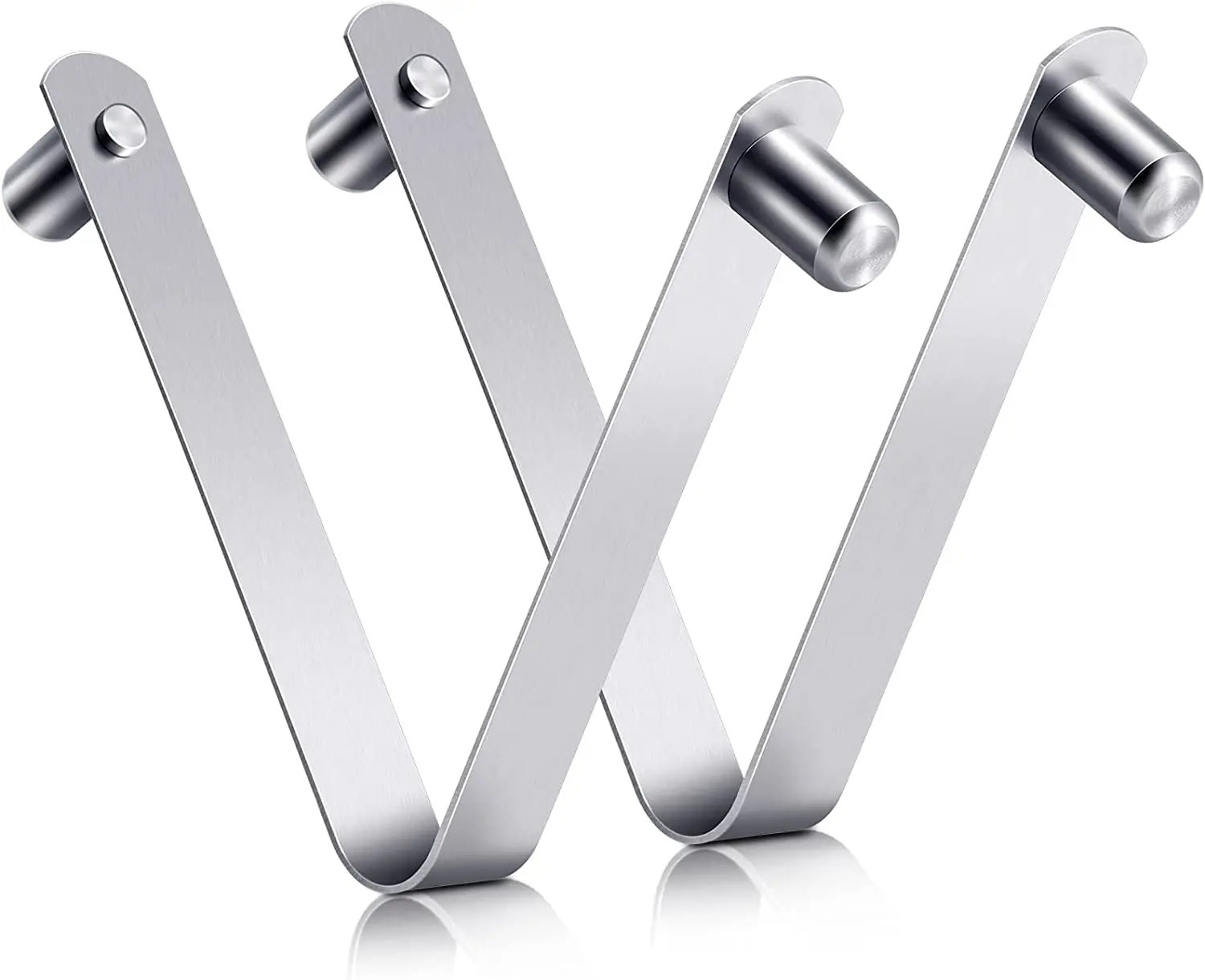 stainless steel Double Pin Spring Button Clip Push Button Clip Tent Pole V shape  Push Button Spring Clips