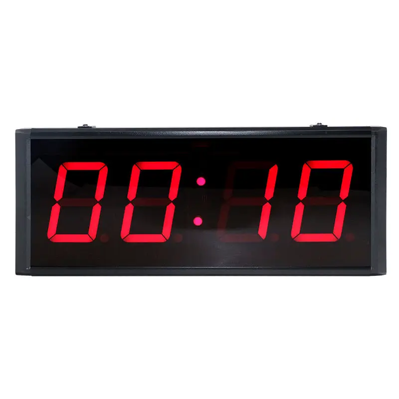 ZX 4 inch 4 digit Digital Timer Manufacturer 24hr Countdown Desktop Stopwatch LED Clock for Meeting Study Kitchen Sports Timer