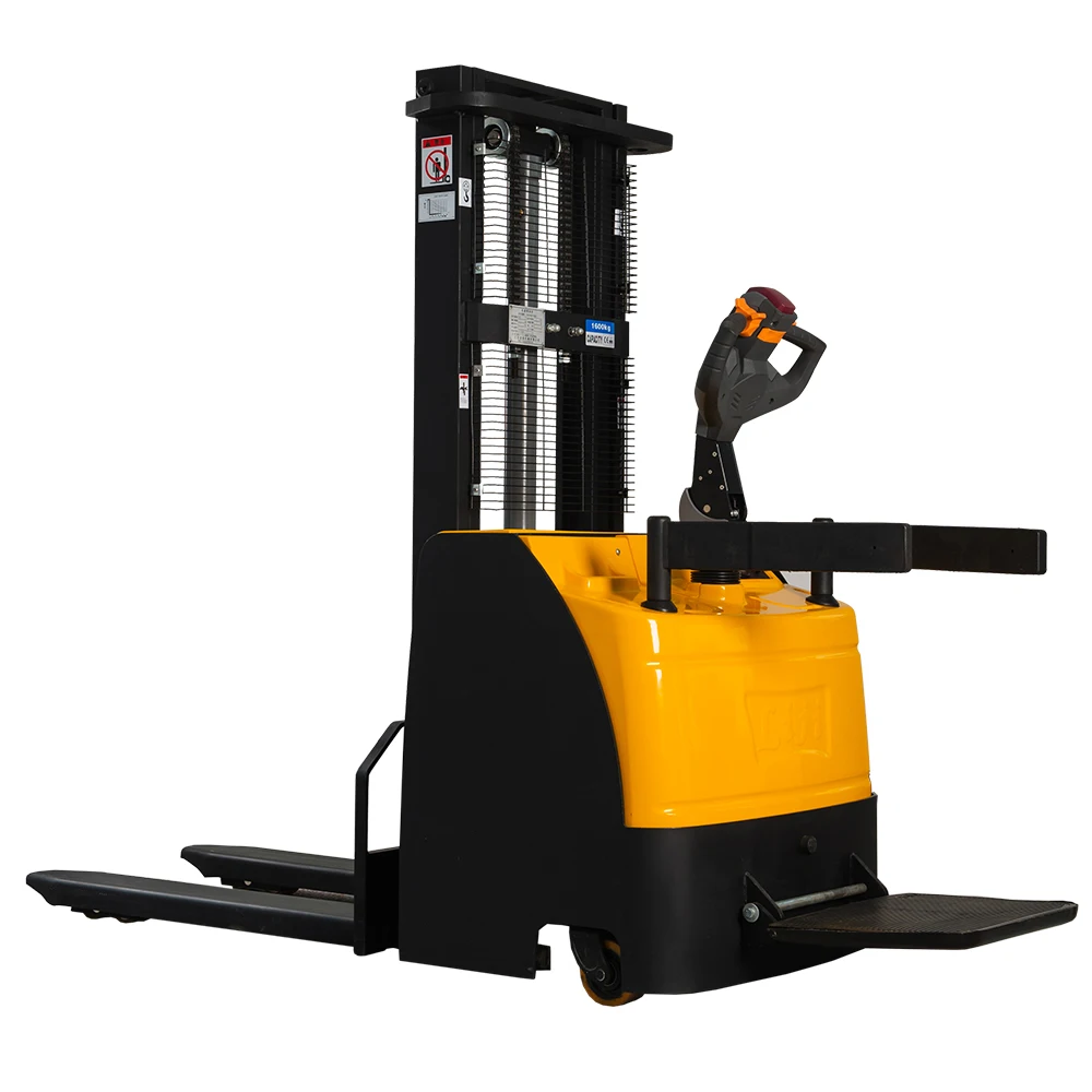 Electric reach stacker multi-value control Hot Sale Electric Pallet Stacker Truck  1500kg 2000kg Forklift