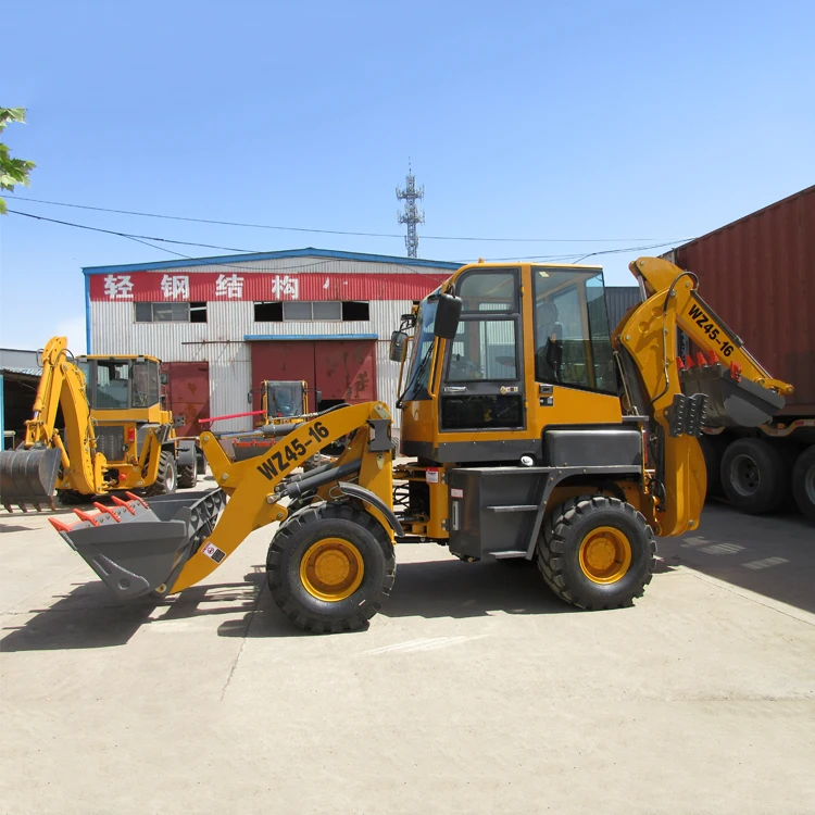 
Modern Design Wz45-16 Chinese Mini Tractor Backhoe Loader 