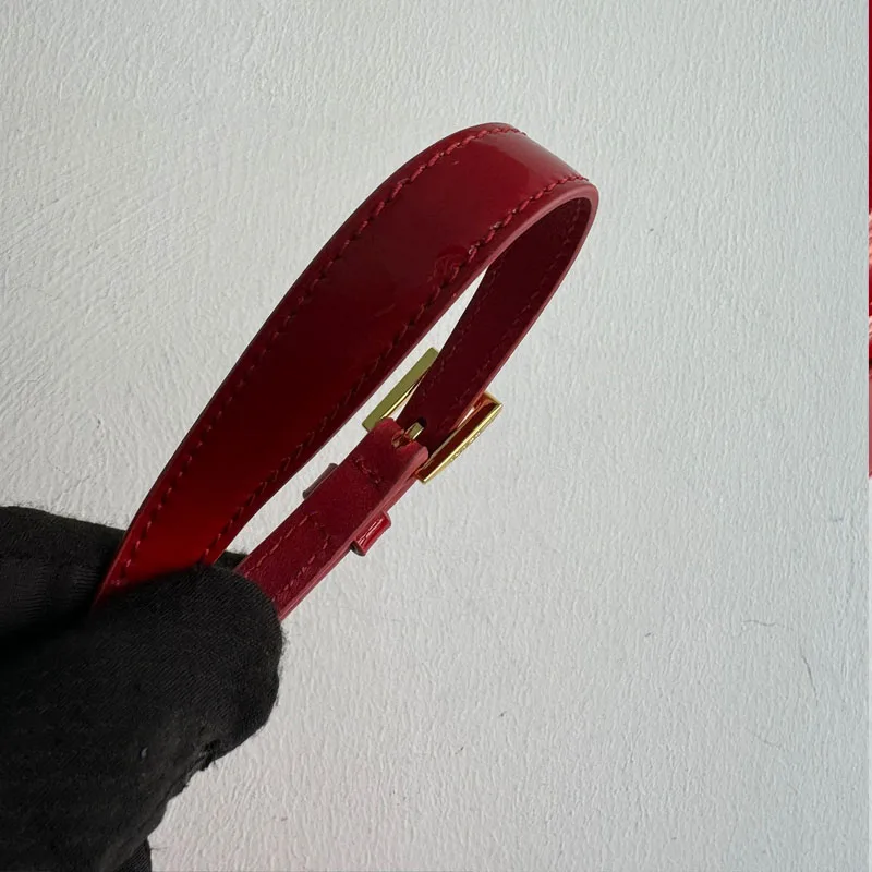 2024 fashion purse bag women ladies summer products Lacquer leather Red wedding bag shoulder bags handbags for women luxury