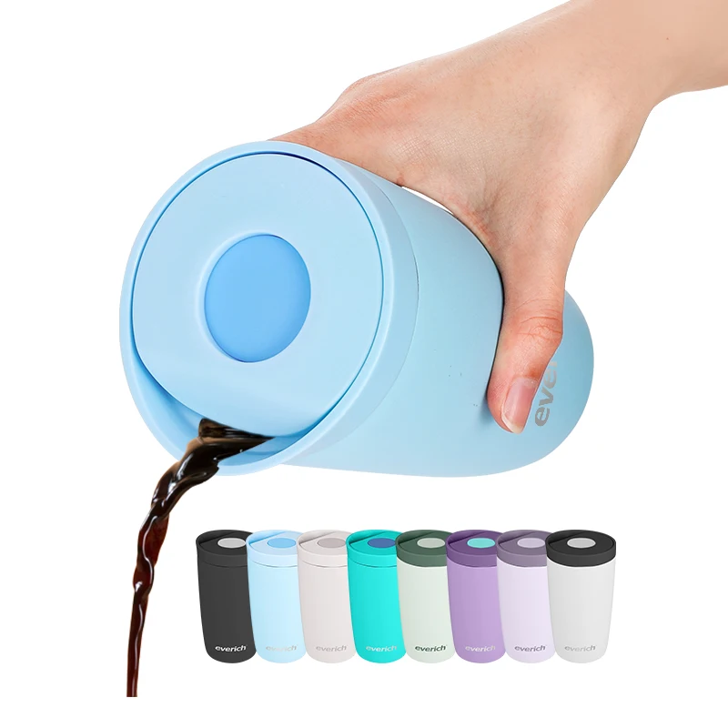 Hot Sale Portable Leakproof Double Wall Vacuum Insulated Thermal Thermo Stainless Steel Travel Coffee Mug With Lid