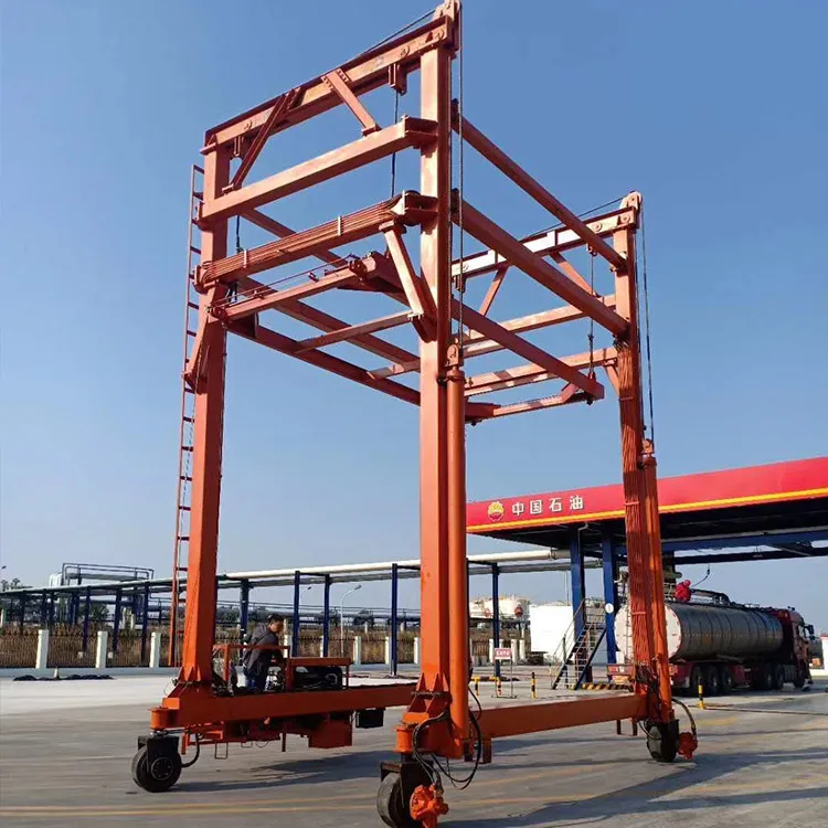 Large Span Gantry Mobile Container Crane for Lifting 40FT 20FT Container Handling