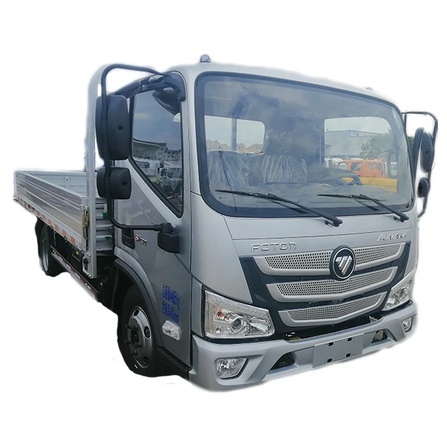 7.5tons Foton Aumark  Single  row Cargo Van  Truck for Sale  White  Diesel Engine