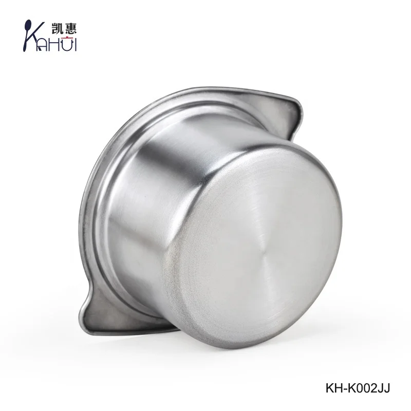 
Hot-selling stainless steel hotpot with mini sizes soup pot for single person for kitchen 