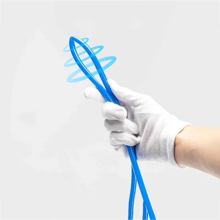 Transparent 16mm air pipe 8mm hose pu pe pneumatic spring tubing hose 8x6mm tube