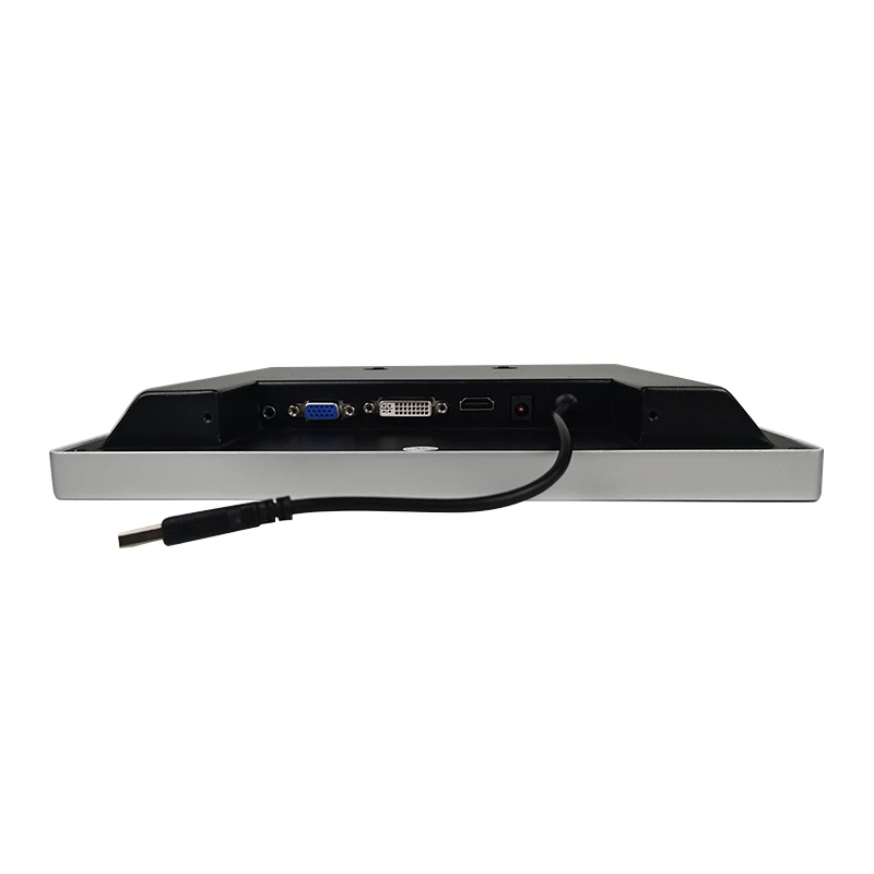 Aluminum alloy 12 12.1 inch high response industrial capacitive touchscreen tft lcd monitor for ATM machine