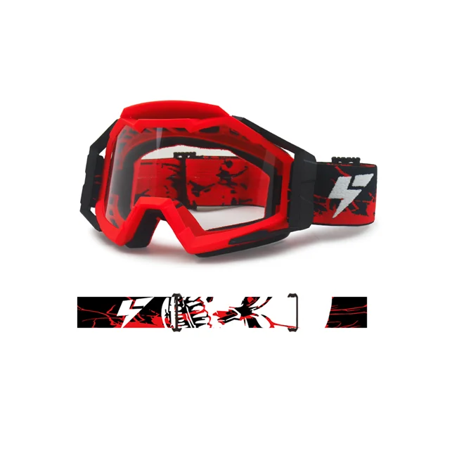 New Style Hot product Motorbike Motocross Glasses OEM Frame Adult Lenses