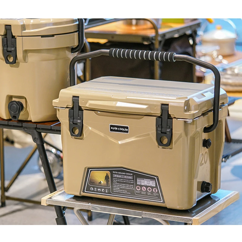 KUER wholesale high quality 35QT Portable YETY Cooler Box Ice Chest Cooler Box Portable Cooler Box