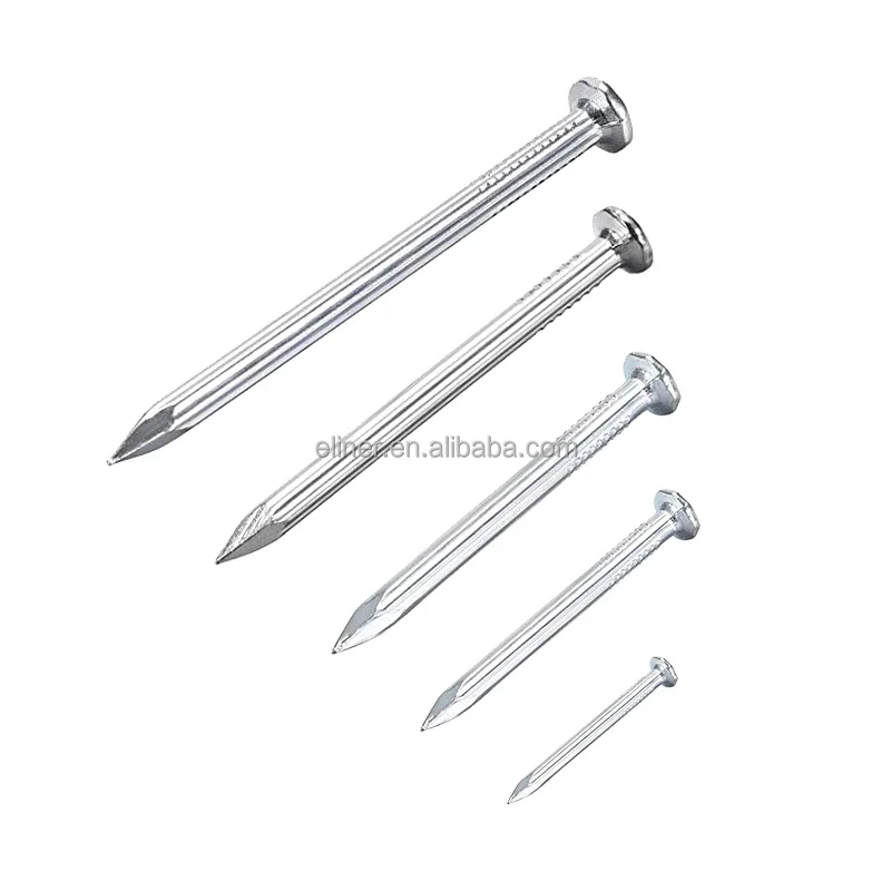 Hardened Cement Nails Carbon Steel Point Tip Zinc Plated Hardwood Wall Tiling Brick Concrete Nail Hardware common steel concrete