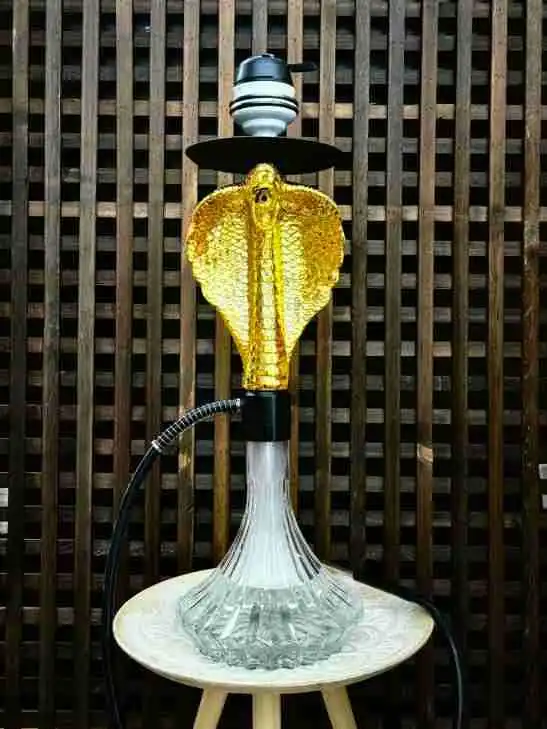 High Quality Cobra Hookah with Silicone Hose Portable Chicha Hookah Set Luxury Resin Hookah Smoking Accessories